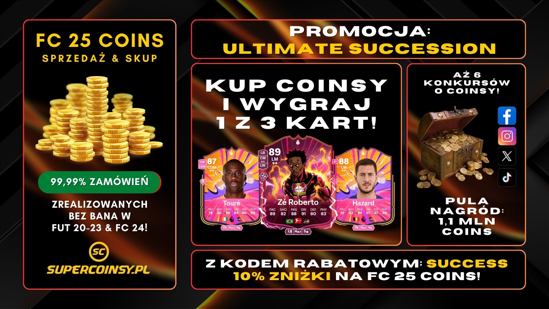 Promocja na FC 25 Coins: Ultimate Succession